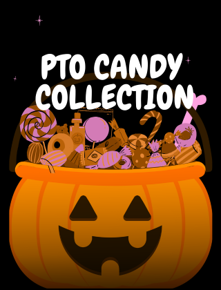 Pumpkin with candy